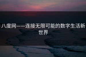 八度网——连接无限可能的数字生活新世界